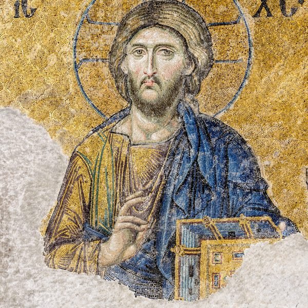 Christ Pantocrator - Mosaïque de la  Déisis - Sainte-Sophie (Istambul, Turquie)